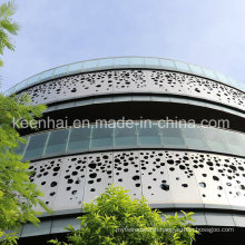 Exterior Perforated Aluminum Wall Facade Panel for Mansion (KH-EWC001)